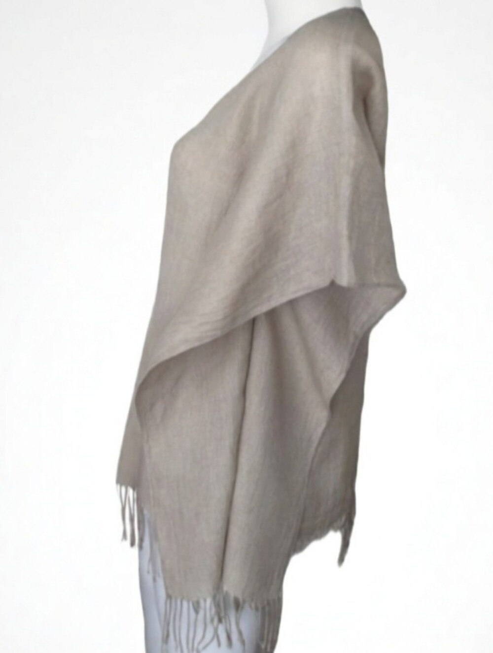 MICHAEL Michael Kors 100% Linen Poncho - Picture 2 of 7